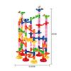 Construction Marble Run Race Track DIY Building Railway 105 Piece Set Kids 3D Maze Ball Roll Toys Children Christmas