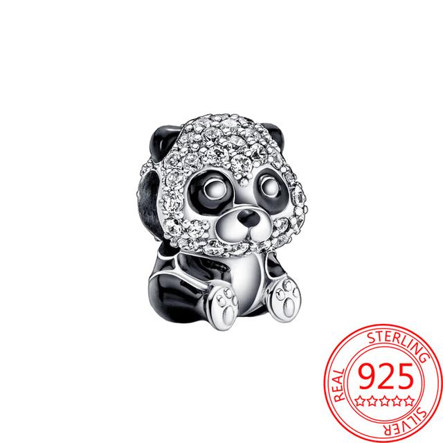 Новый брелок-ключ в виде божьей коровки и сердца, подходит для оригинального модного браслета из стерлингового серебра S925, брелок-подвеска для девочки, подарок