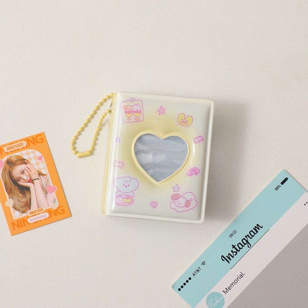 Waterproof Love Heart Photo Album Card Book Hollow Picture Storage Album New Cartoon Photo Album