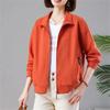 Female Short Basic Jacket Spring Autumn Cardigan Coat Korean Loose Wild Windbreaker Outerwear Casual Zipper Overcoat Women