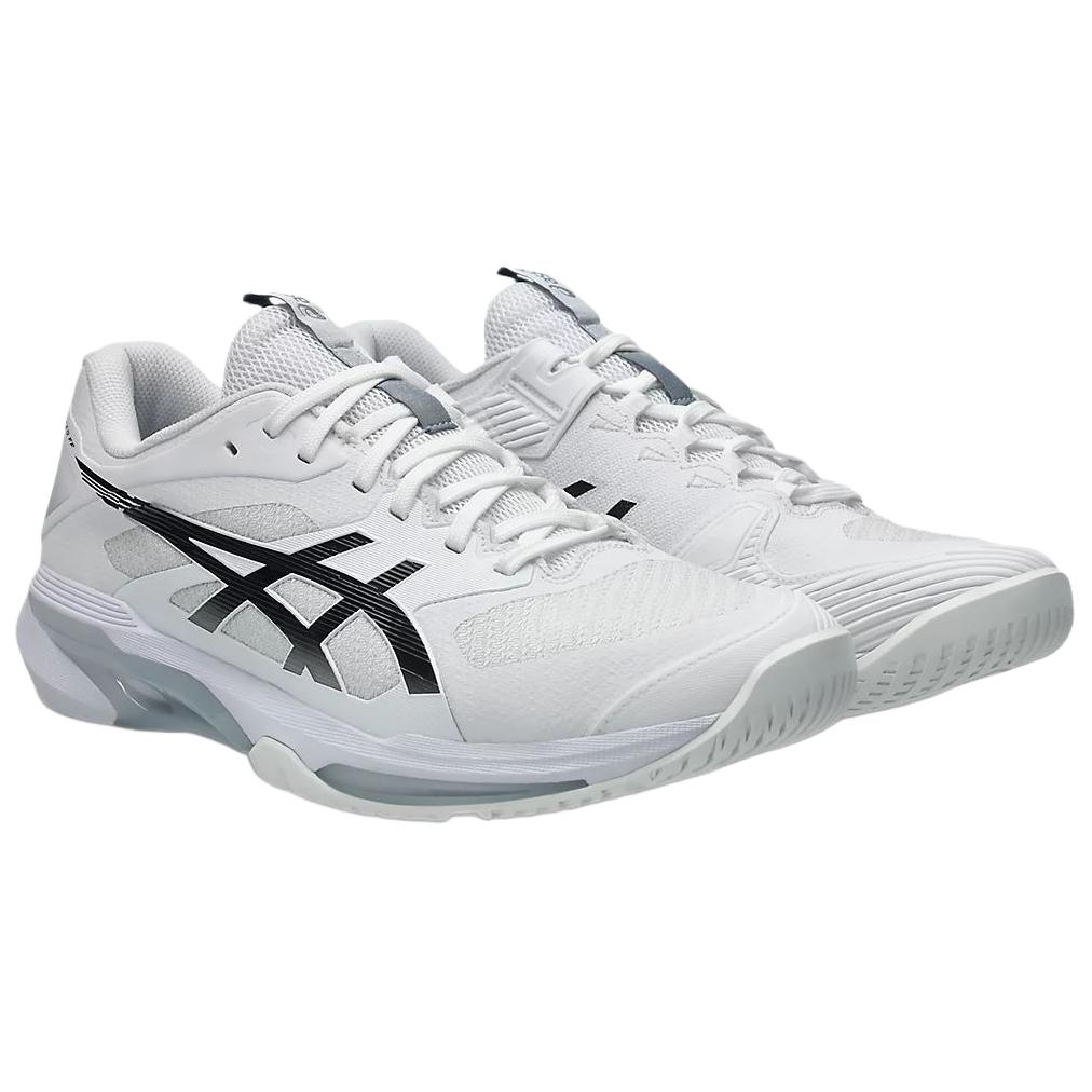 Asics Кроссовки Solution Speed ​​FF 4 Comfortable Fit Non-Slip Low-Top Tennis Shoes Men White Black 1041A532-100