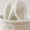 Plush Sundries Storage Baskets Rabbit Ears Toys Storage Soft Organizer Bag