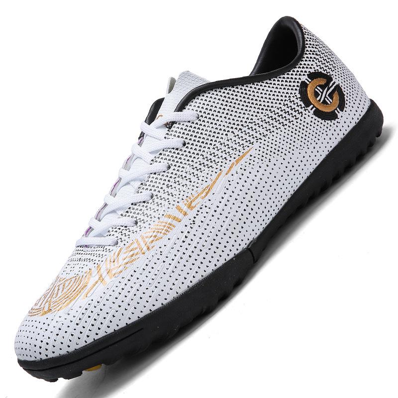 Football Shoes Men AG Broken Nails Children Boys Young Students Training Shoes Competition Plus Size 4648