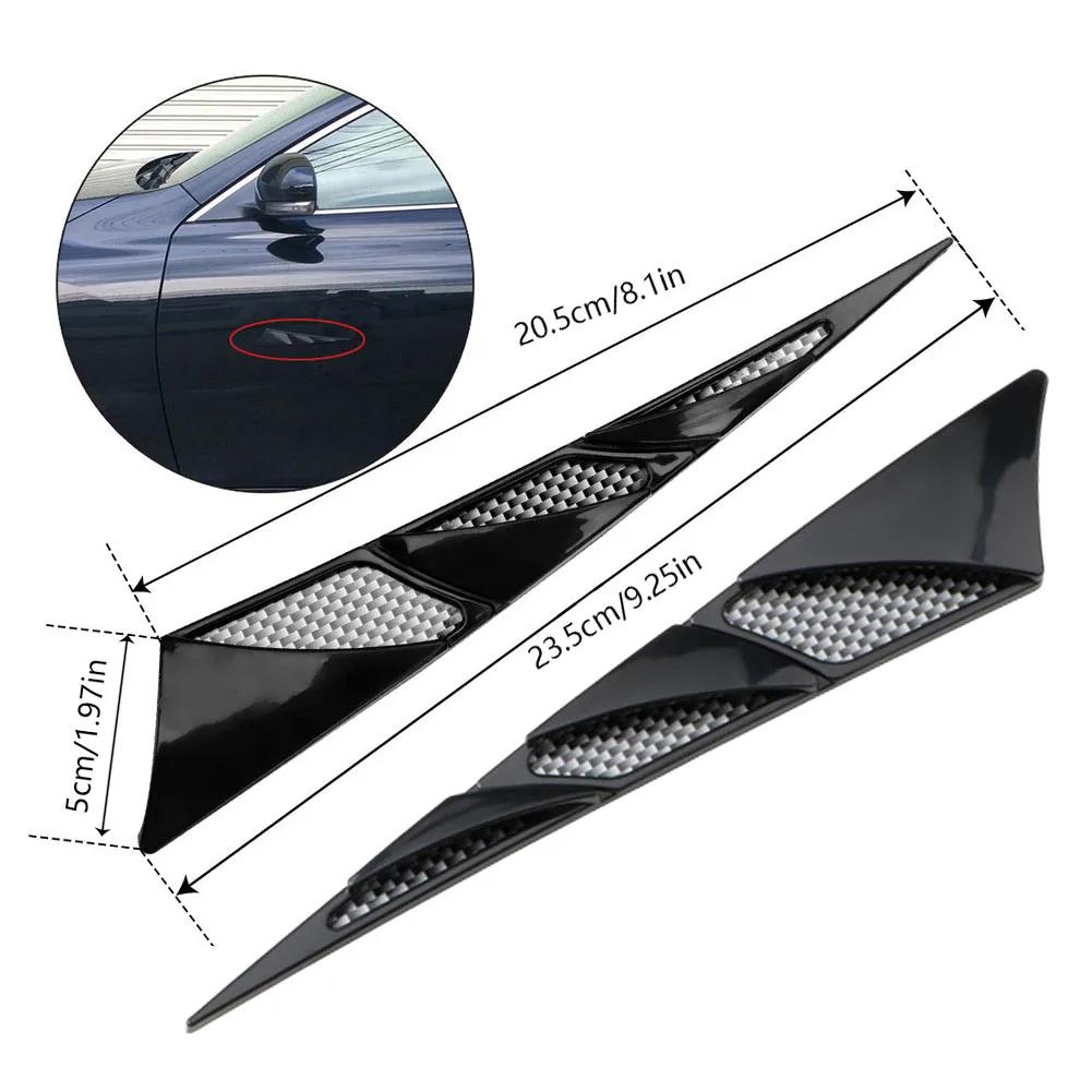 2 шт. наклейка на боковую часть автомобиля, вентиляционное отверстие, крыло, эмблема, логотип, отделка для Mercedes Benz AMG V8 C200 C300 E300 E400 W213 C-Class W205 AMG