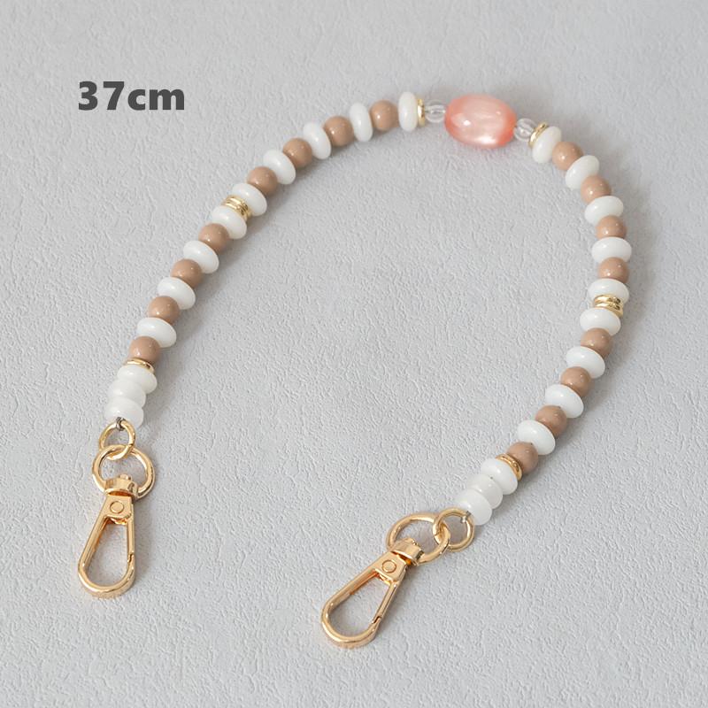 Новый женский аксессуар для сумки Зеленый Белый Конфетный Акриловая смола С бусинами Деталь Ручной работы Браслет на запястье Ремешок для сумки Женская ручка для сумки Цепочка