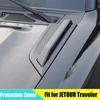 Защитная накладка на ручку капота, подходит для Chery Jetour Traveler T2 2023 2024 2025, Модифицированный автомобиль, Капот автомобиля, Декоративные элементы экстерьера автомобиля
