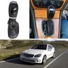 Автомобильная черная ручка переключения передач с чехлом для рычага переключения передач Mercedes-Benz W203/W204, чехол для рычага переключения передач, детали чехла для чехла