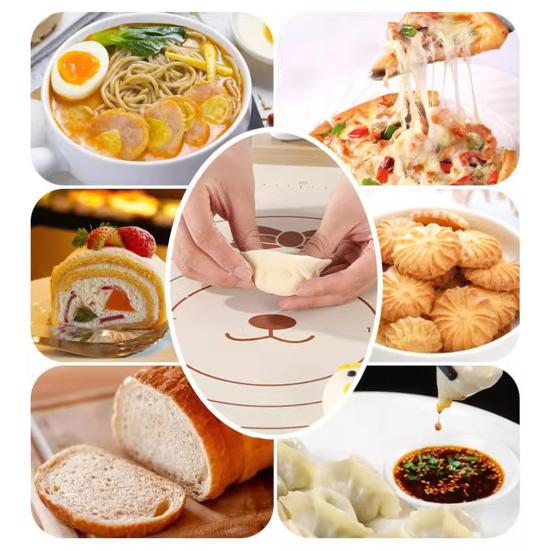 Силиконовый коврик для выпечки, лист, коврик для замешивания теста с разметкой, кухонный коврик для раскатывания, коврик для приготовления печенья, пиццы, мастики