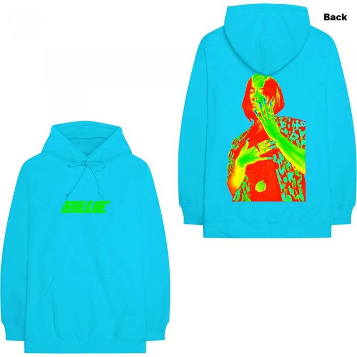 Billie Eilish Unisex Adult Thermal Photo Back Print Hoodie