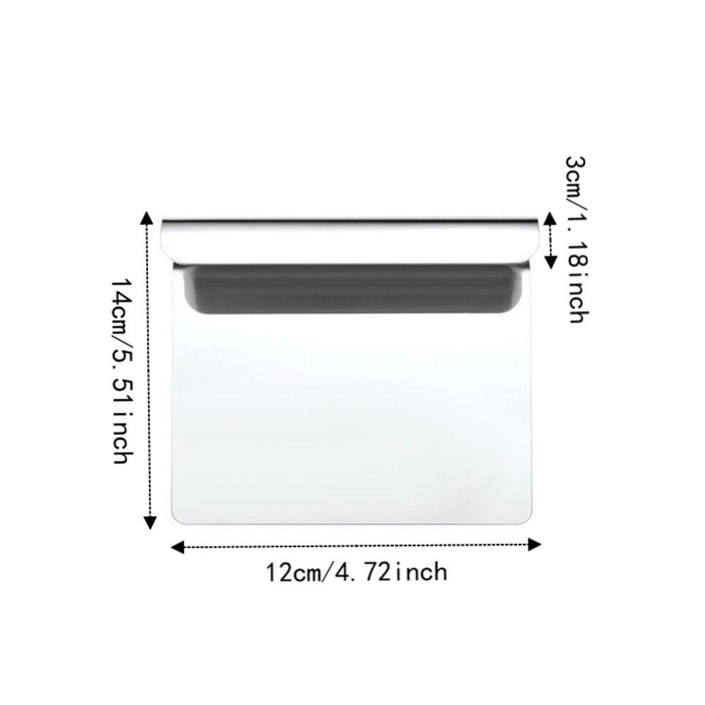 Flat Shovel Bench Flour Scraper 304 Stainless Steel Cake Divider Easy Cleaning Dough Cutter Baking