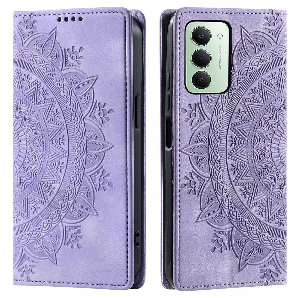 For Xiaomi Redmi 15 5G (EU) (171mm)/4G (EU) (171mm) Case Magnetic Closing Leather Phone Cover Pattern Imprinted