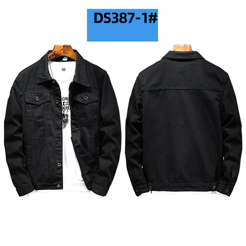 Men's Ripped Jacket Windproof Jacket Washed Denim Jacket Plus Size Denim Jacket