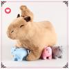 Игрушка Плюшевая Капибара Мягкие Куклы Реалистичная Капибара Игрушки для Детей Плюшевая Рождественский Подарок 18 см