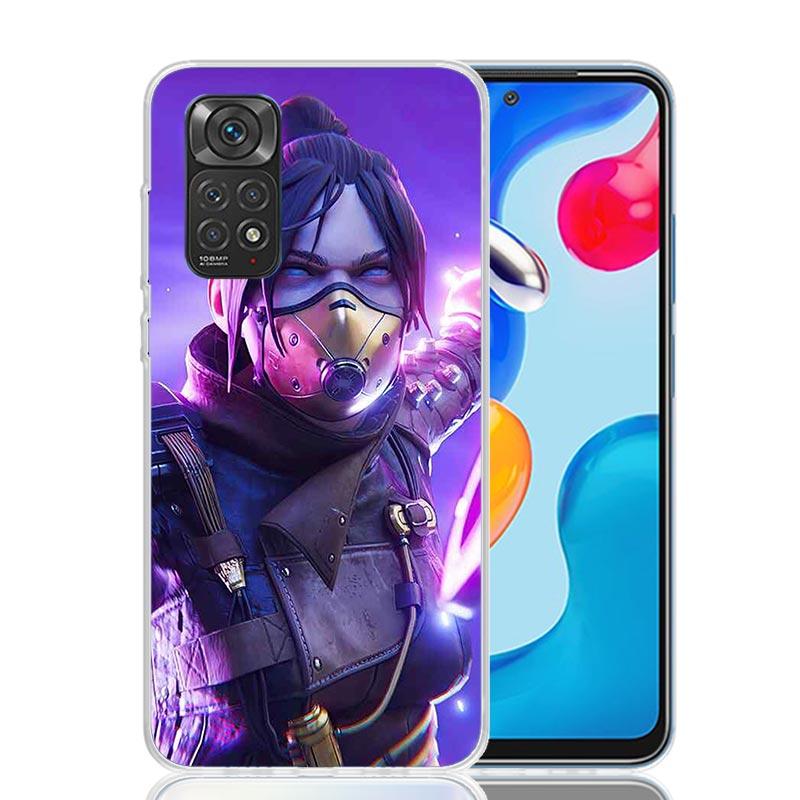 Apex Legends Phone Case For Xiaomi Redmi Note 15 14 13 12S 12 Pro Plus 11S 11E 11 11T 10S 10 Art Soft Pattern Cover Redmi Note 1