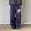 ZYLLO Модный бренд уличной моды Спортивные штаны мужские Y2k широкие прямые штаны Хип-хоп Американская пара Готические винтажные штаны