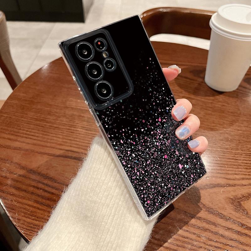 Чехол для телефона с узором «Цветение сакуры» для Samsung Galaxy S26 S25 S24 S23 Ultra S22 Plus S24 S21 FE S25 Edge Прозрачный Мягкий Чехол