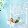 Large Bird Bath Cage Hanging For Indoor Cages Cleaning Pet Supplies Cockatiel Bird Bathtub Food Bowl Birds Cage Accessories