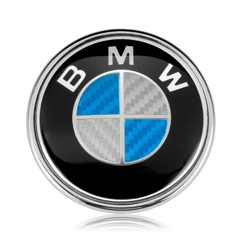 2 шт. 82 мм 74 мм Автомобильная эмблема на капот и значок на багажник для BMW E46 E90 E60 F10 F11 F20 F30 F34 F01 G20 G21 G31 G60 X1 X3 X5 X7