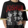 Футболка K-POP JOSHUA SEVENTEEN, Футболка для концерта Kpop Joshua Hong 17, Неофициальная футболка с мерчем тура Joshua Seventeen, Индивидуальная футболка-трибьют Carat, Подарок фанатам