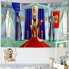 King's Palace Tapestry Wall Hanging Cartoon Lovely Children's Room Home Decoration Hippy Bohemian Wall Background Cloth