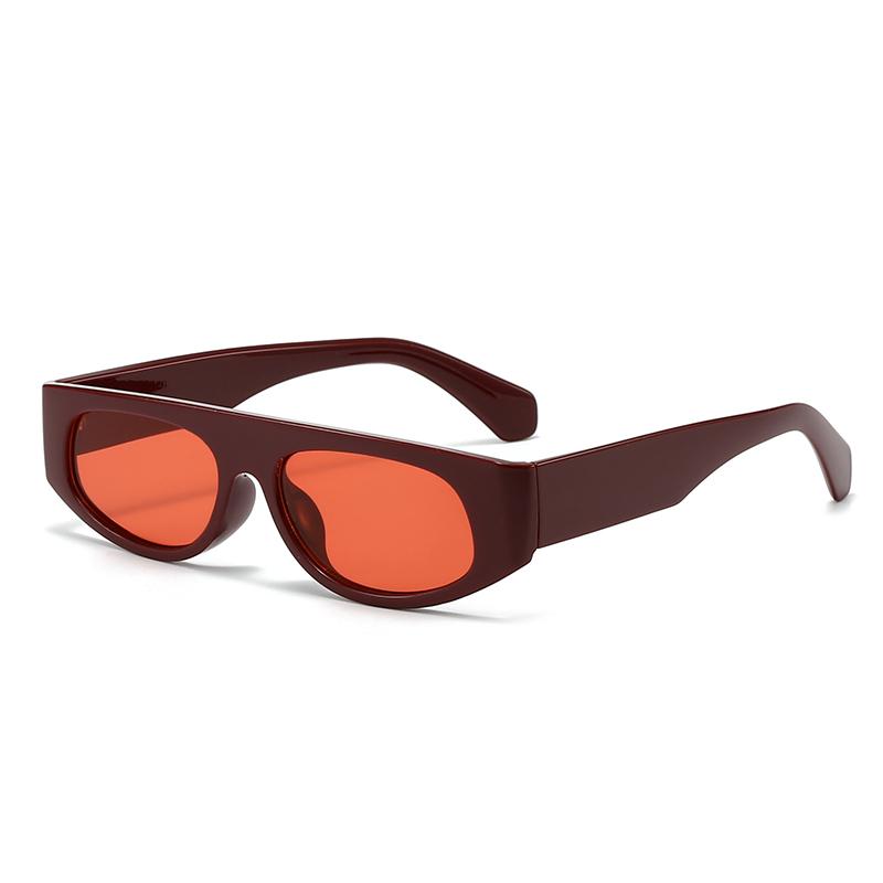 Exquisite Oval Sunglasses Women Men High Quality Luxury Shades Leisure Commute Sun Glasses Lady Man UV400 Protective Glasses