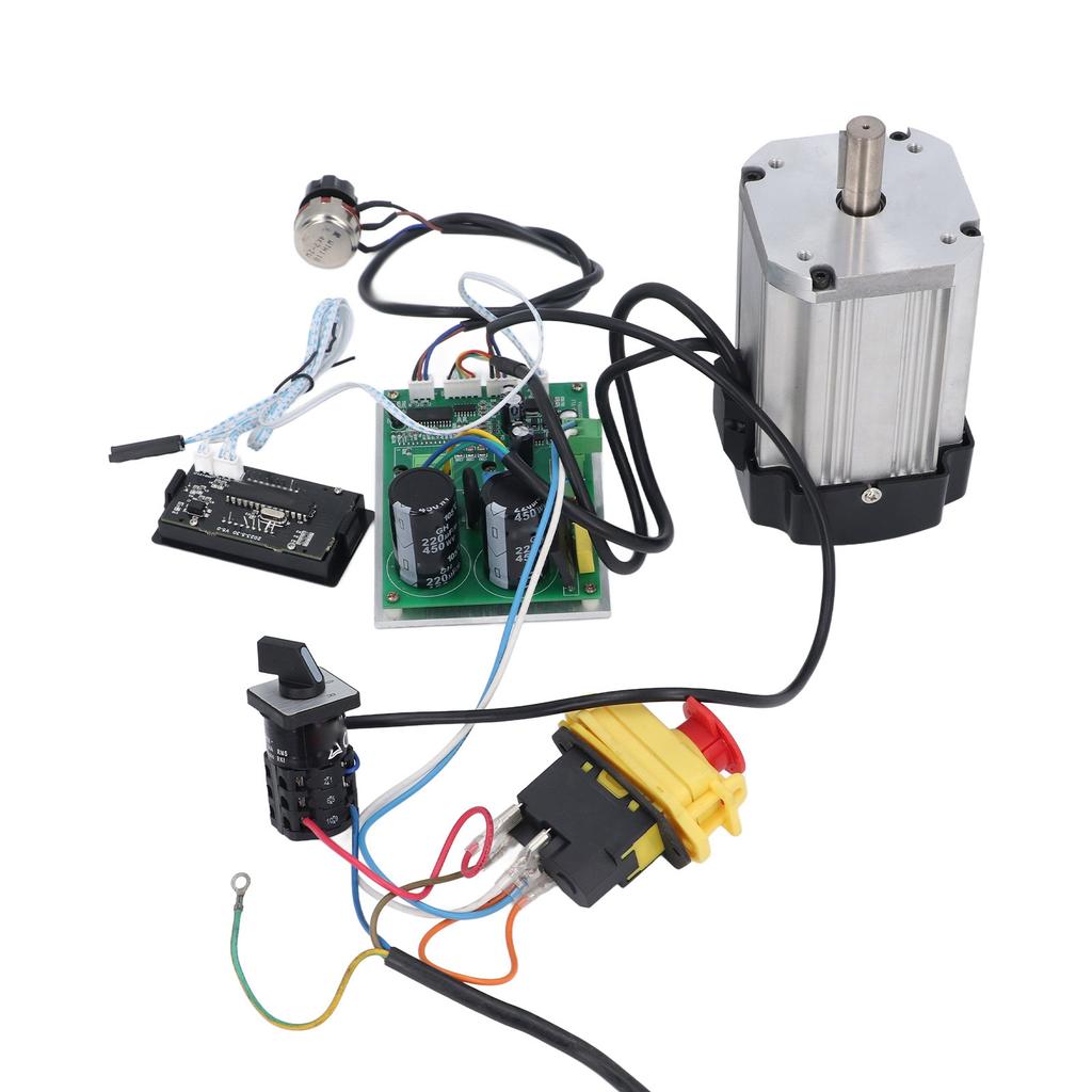 Комплект бесщеточного двигателя постоянного тока для токарного станка, комплект платы блока питания основного управления для MX210 WM210 220x750 220x600 8x16 1000 Вт, вилка США