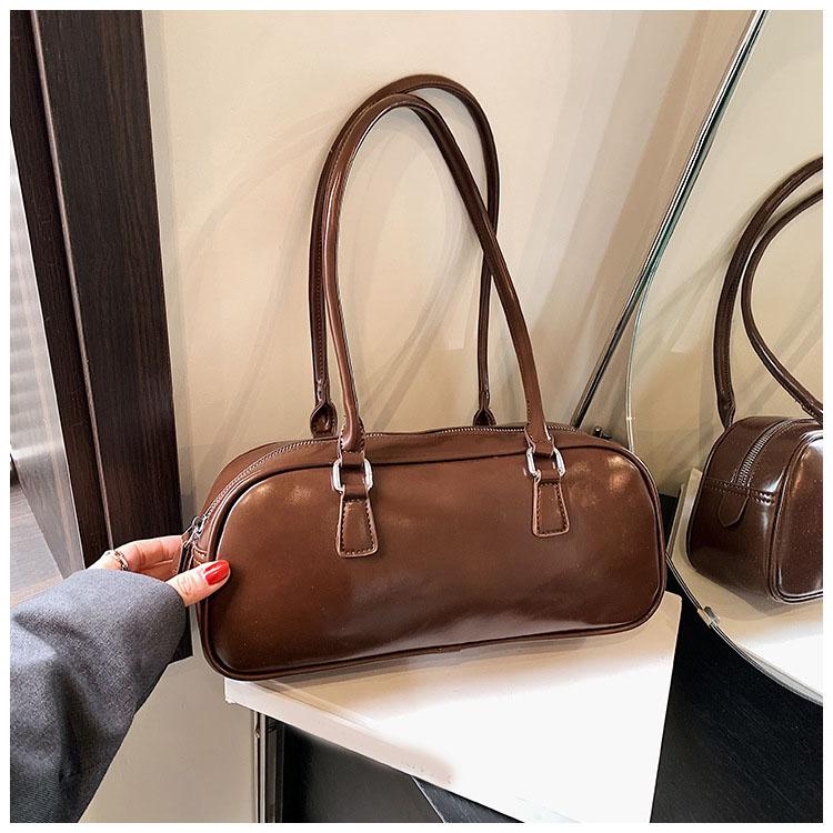 Женская ретро простая сумка через плечо однотонная искусственная кожа подмышечные сумки женские сумки и кошельки