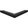 Vent Cover LUFT Corner 56x56x6 Black Slim