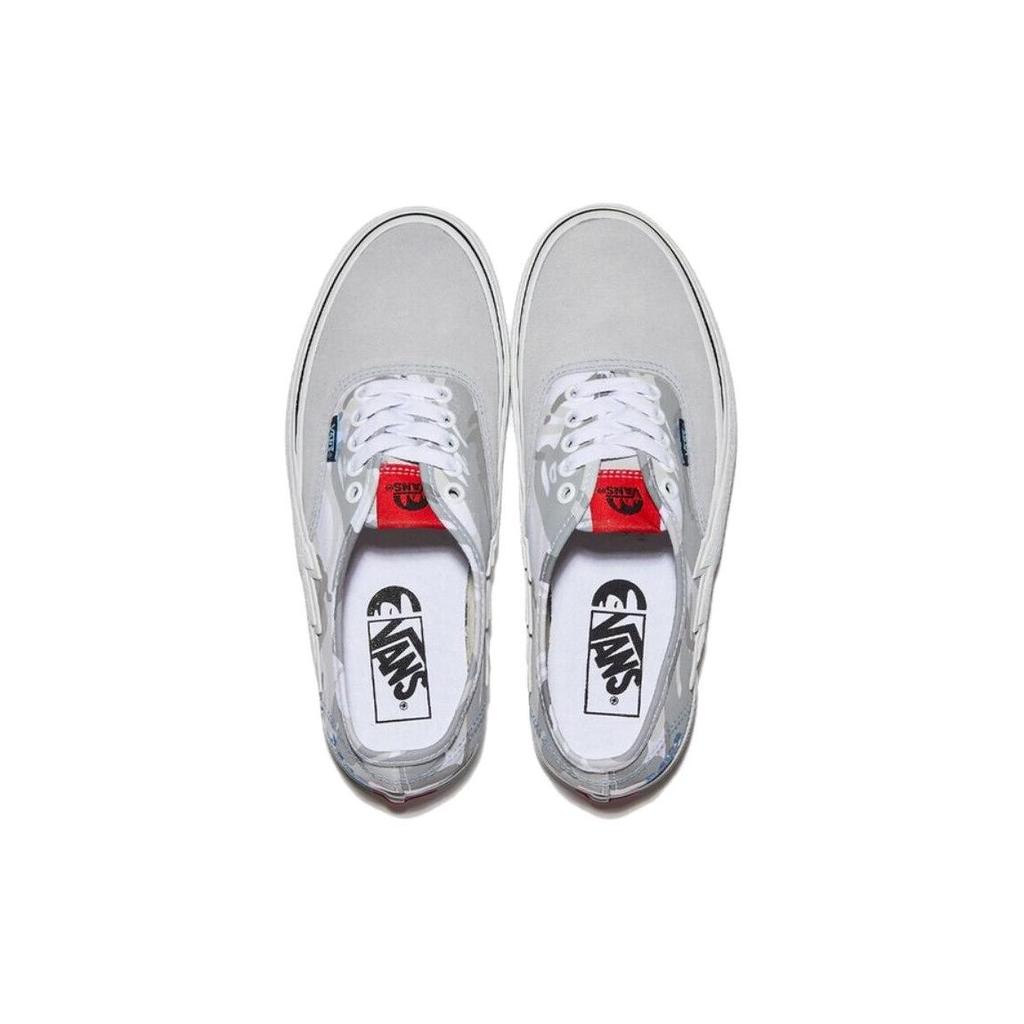 AAPE x Vans Authentic Bolt - Серый Камуфляж Унисекс Кроссовки Синий VN000BWCY31