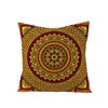 Богемный стиль мандала Полиэстеровая наволочка Квадратная наволочка для диванной подушки Дом