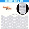 Transparent Anti-Slip Stickers for Bathroom Floor and Shower - Bathtub Floor Safety Anti-Slip Strips