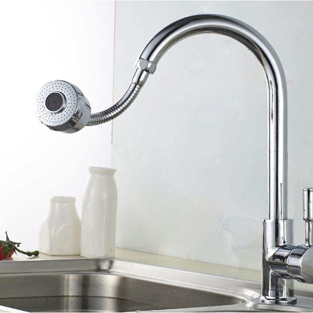 Flexible Faucet Aerator Water Saving Splash Proof Device Adjustable Water Saving Faucet Sprayer Simple Installation