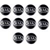 5/10PCS 14mm 14mmAluminium Metal Car Styling Remote Key Stickers For Kia Sportage 3 Rio K2 Ceed Carnival Picanto Soul EV6 Niro