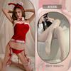 Sexy lingerie christmas bunny cos tube top hip wrap sexy uniform suit women flirting lingerie red