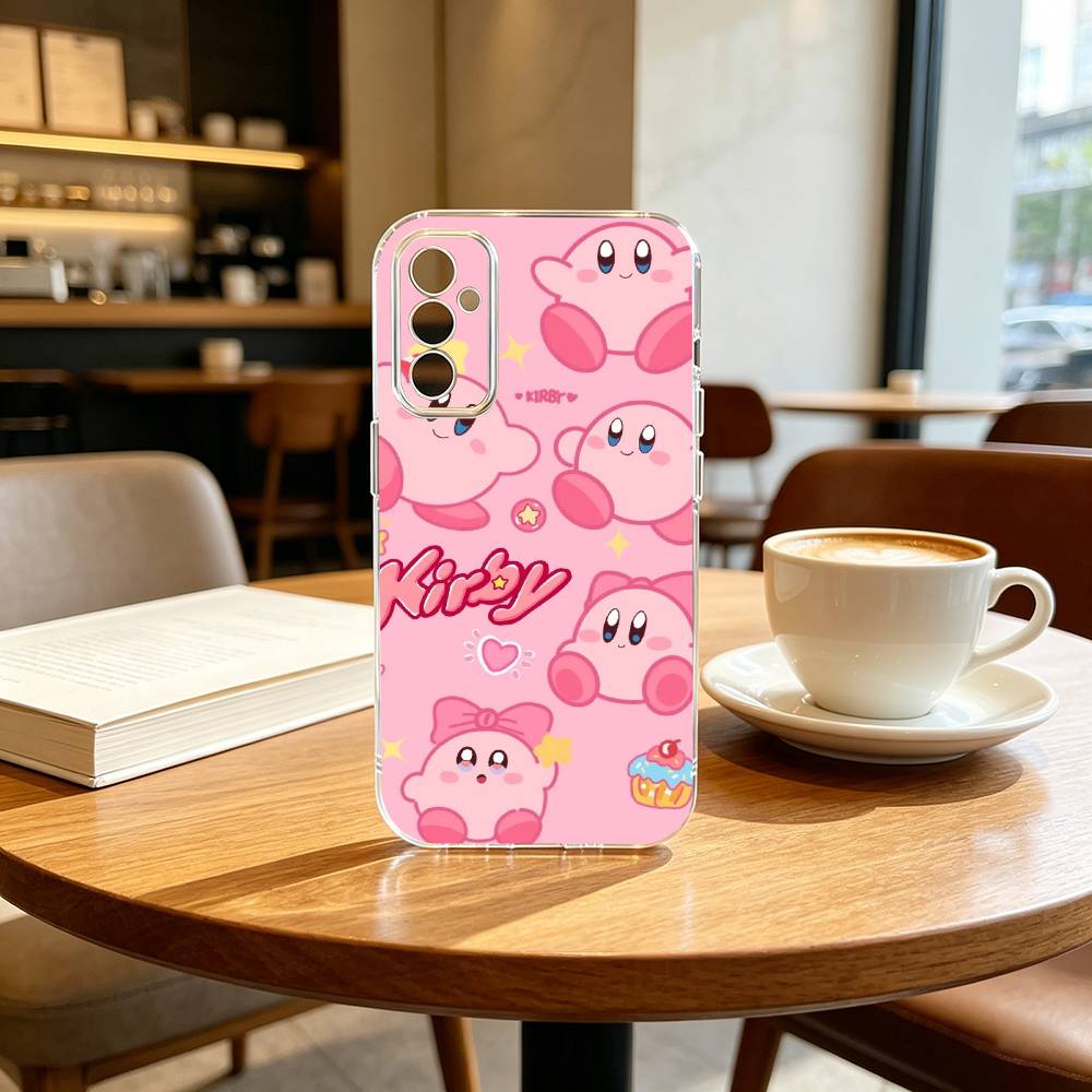 K-Kirbys Игра C-Мультфильм Розовый Чехол для Телефона Прозрачный Силиконовый Мягкий Для SamsungA10,12,20,21S,30,31,40,50,51,52,70,71