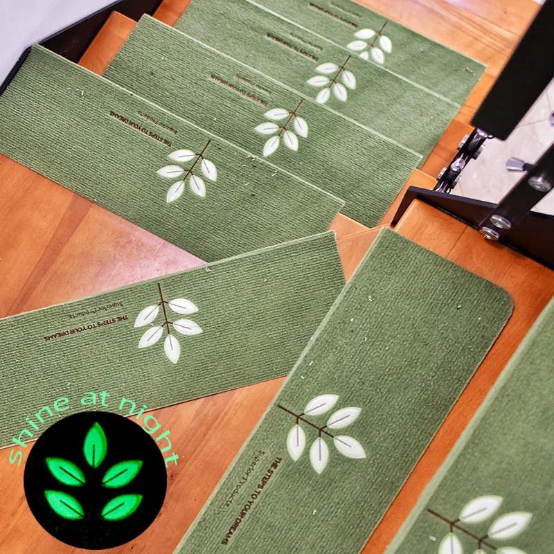 Luminous Non Slip Self Adhesive Stair Treads Indoor Safety Runners for Wood Steps Elderly Kids Pets