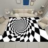 3D Ковер-иллюзия воронки для ванной комнаты, гостиной, под журнальный столик, декоративные коврики, коврик для пола в прихожую, на балкон, противоскользящий коврик для входной двери