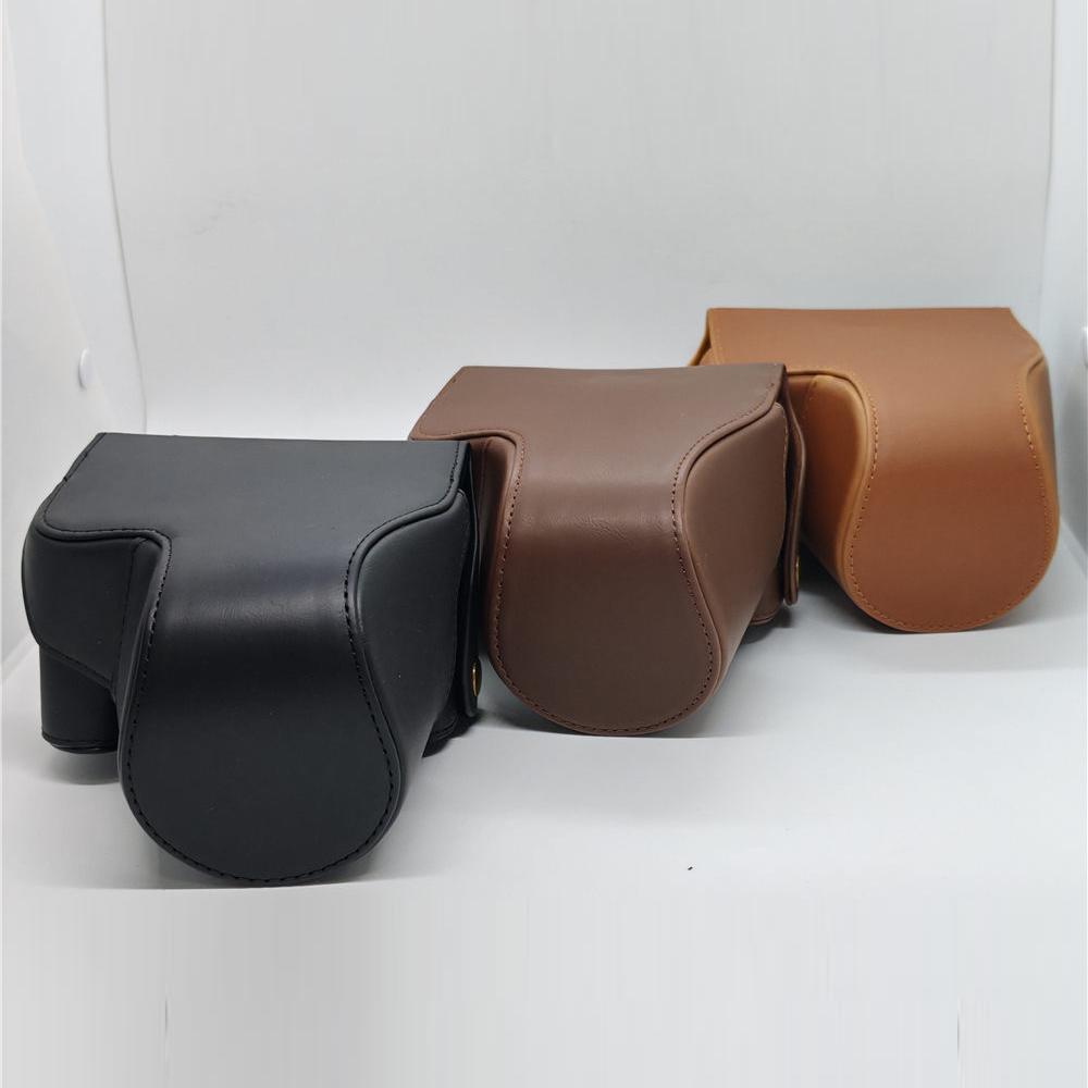 PU Leather Camera Case Cover For Nikon COOLPIX P510 P520 P530 Protective Bag With Strap