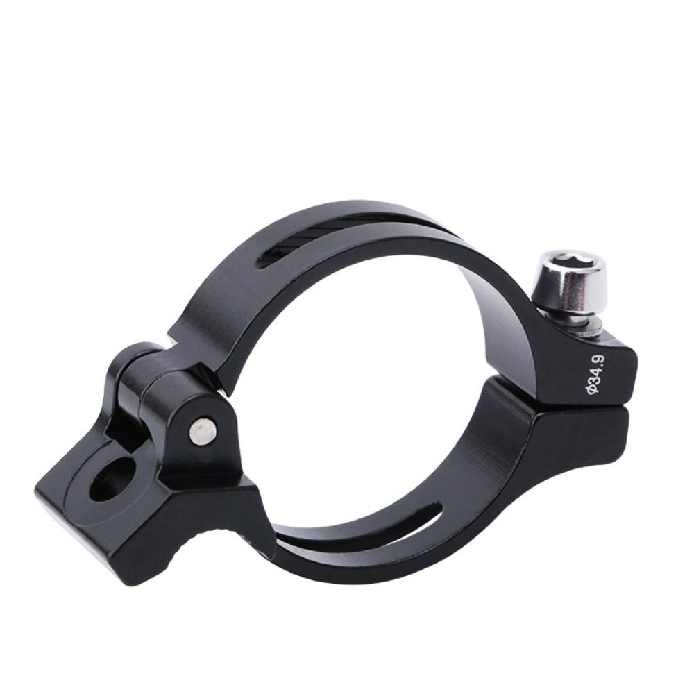 Red Black Bicycle Front Derailleur Clamp Aluminum Alloy Adapter New Braze-on Convertor