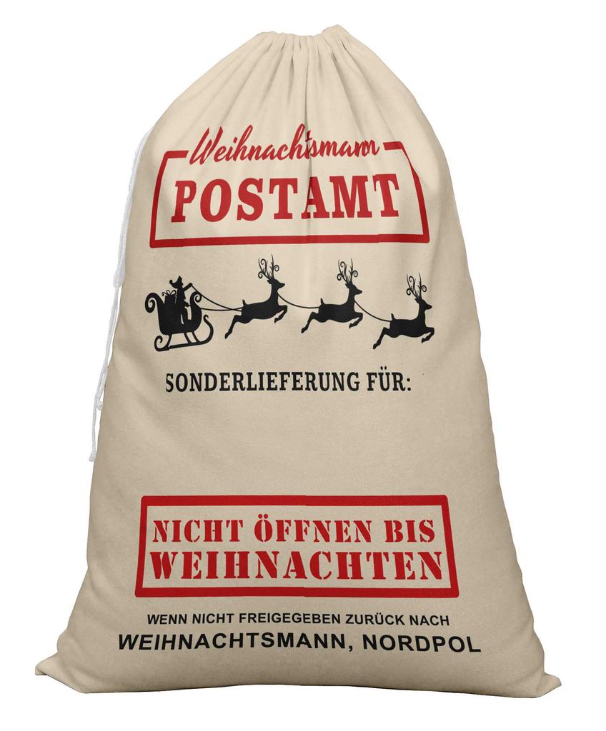 Printtoo 2 шт. Подарочный мешок Санты для детей, рождественские подарки, рождественский мешок, персонализированные сумки, большие 27x20 дюймов