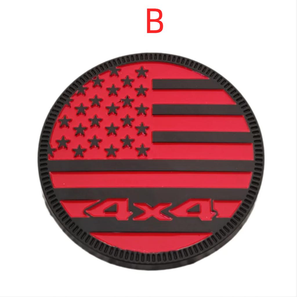 3D металлическое боковое крыло, задний значок багажника, эмблема, наклейка 4X4, флаг США для J/eep W/rangler G/rand C/herokee D/odge C/hevy, автомобильные аксессуары
