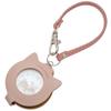 Fieldwork Analog Pocket Watch with Bag Charm and Magnifying Strap Magnifying Glass Watch Bunny Women's Glass, G, Design, Pink, MSD006-2