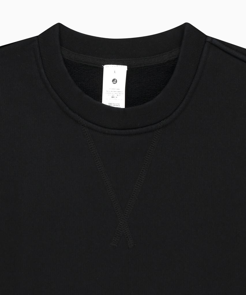 SPERRY Men'S Round Sweatshirt_Black [Sprm_0002]