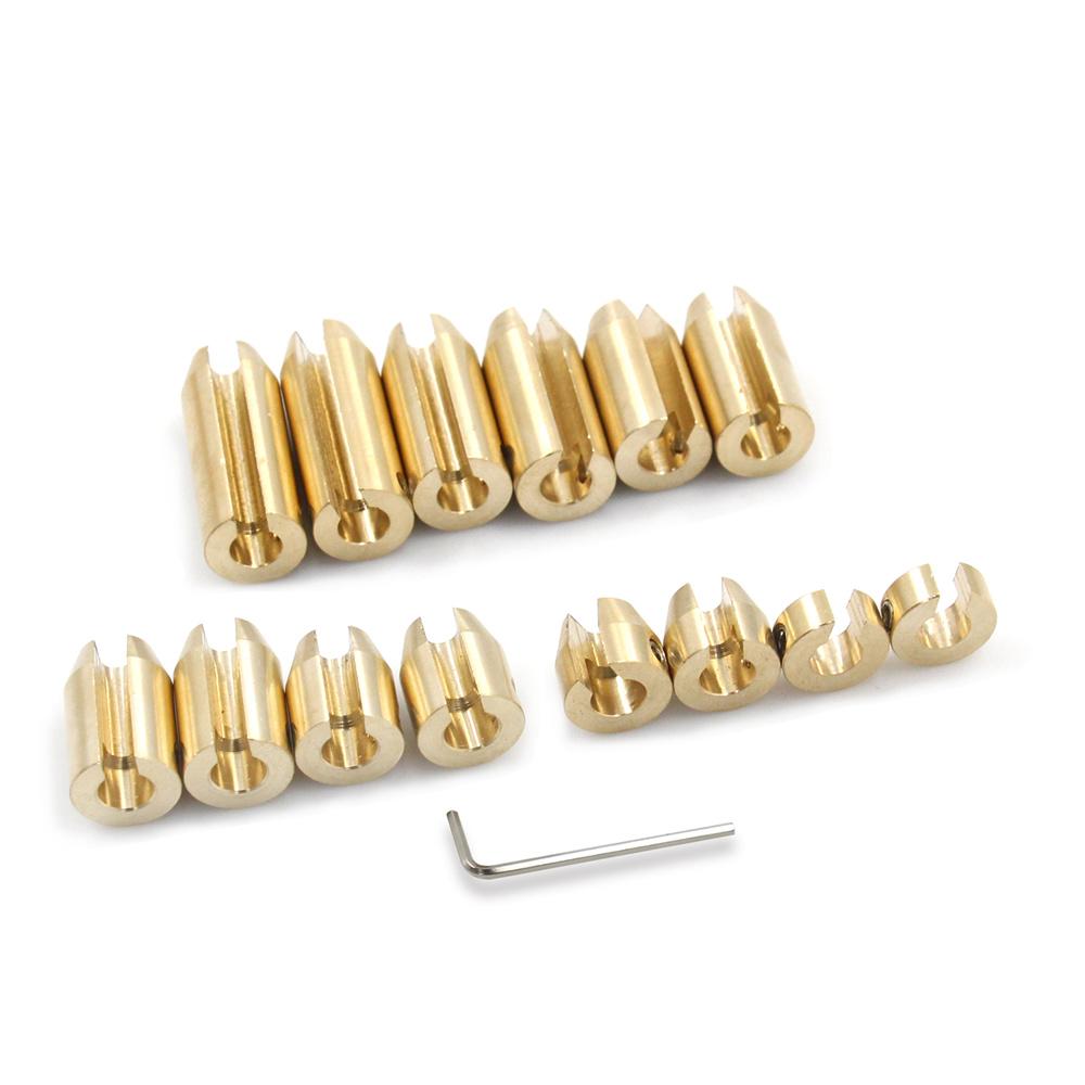 Набор из 14 латунных грузиков на спицы колеса для балансировки колес мотоцикла