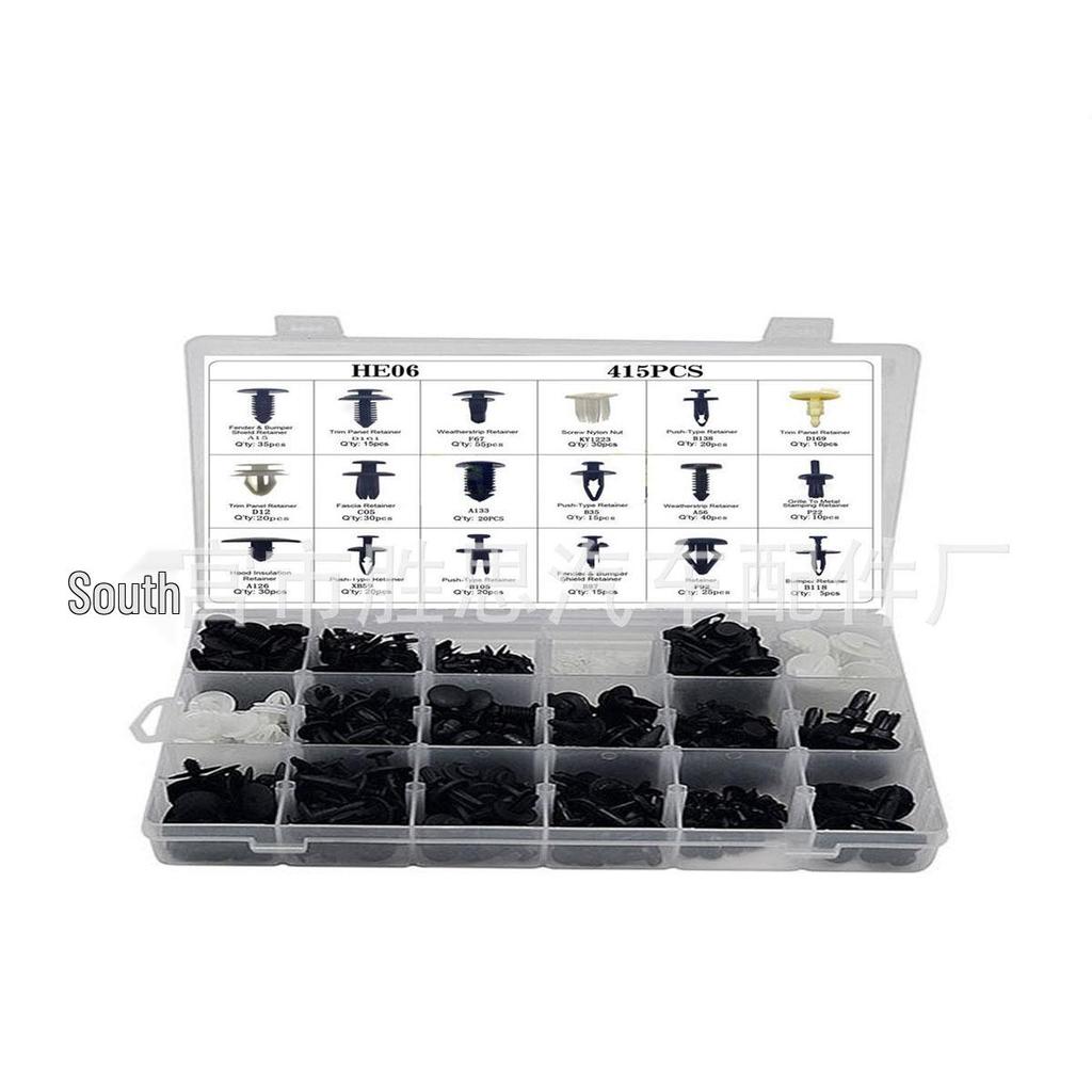 150pcs Mixed Car Trim and Mudguard Fastener Clips for Auto Installation