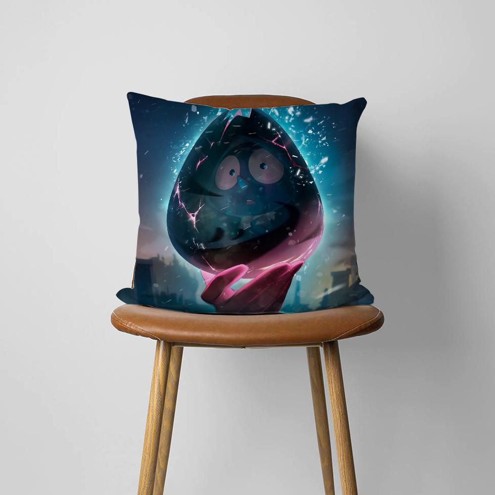 Game D-DOFUS Furry Panda Cute cushion For Bedroom Car Coffee Shop Room Soft and Living Room Sofa Decorative Pillow Cover Case