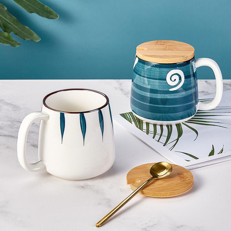 Simple Japanese Style Mug Ceramic Water Cup Coffee Cup Milk Cup Breakfast Cup