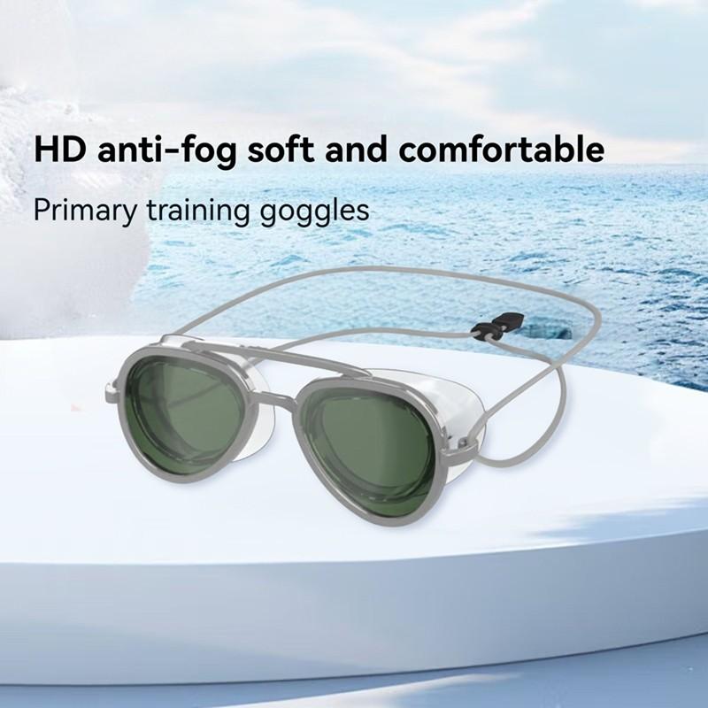 Men Women Full-View Anti-Fog Swim Goggles Professional HD Swimming Goggles Unisex Leak Proof Adjustable Silicone Surfing Eyewear