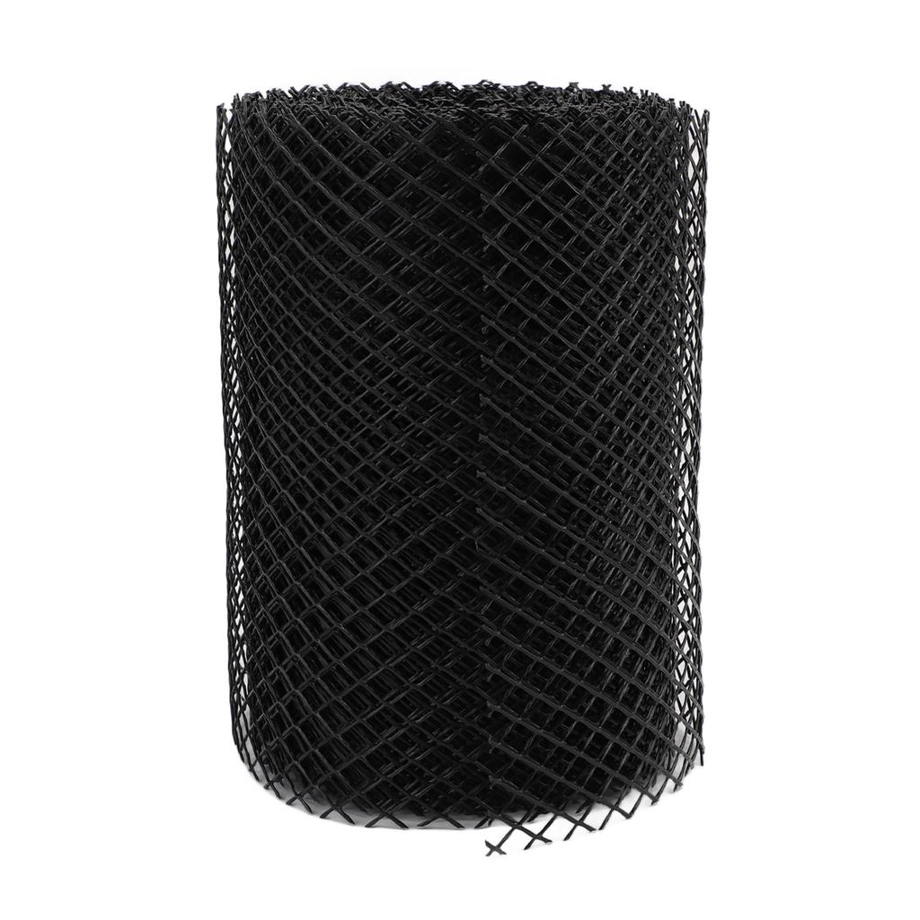 Пластиковая сетка для защиты желоба в рулоне предотвращает засорение водосточной трубы, листовой фильтр, сетка для защиты желоба для дренажных систем