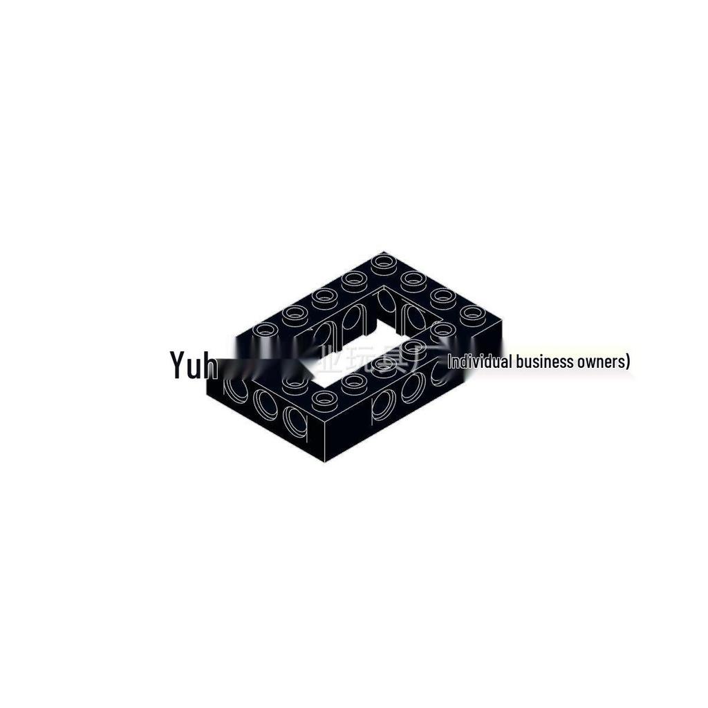 Техно Кирпич 4x6 Рамка с Отверстиями, Совместим с Деталями Конструктора MOC, Образовательный Компонент для DIY 32531